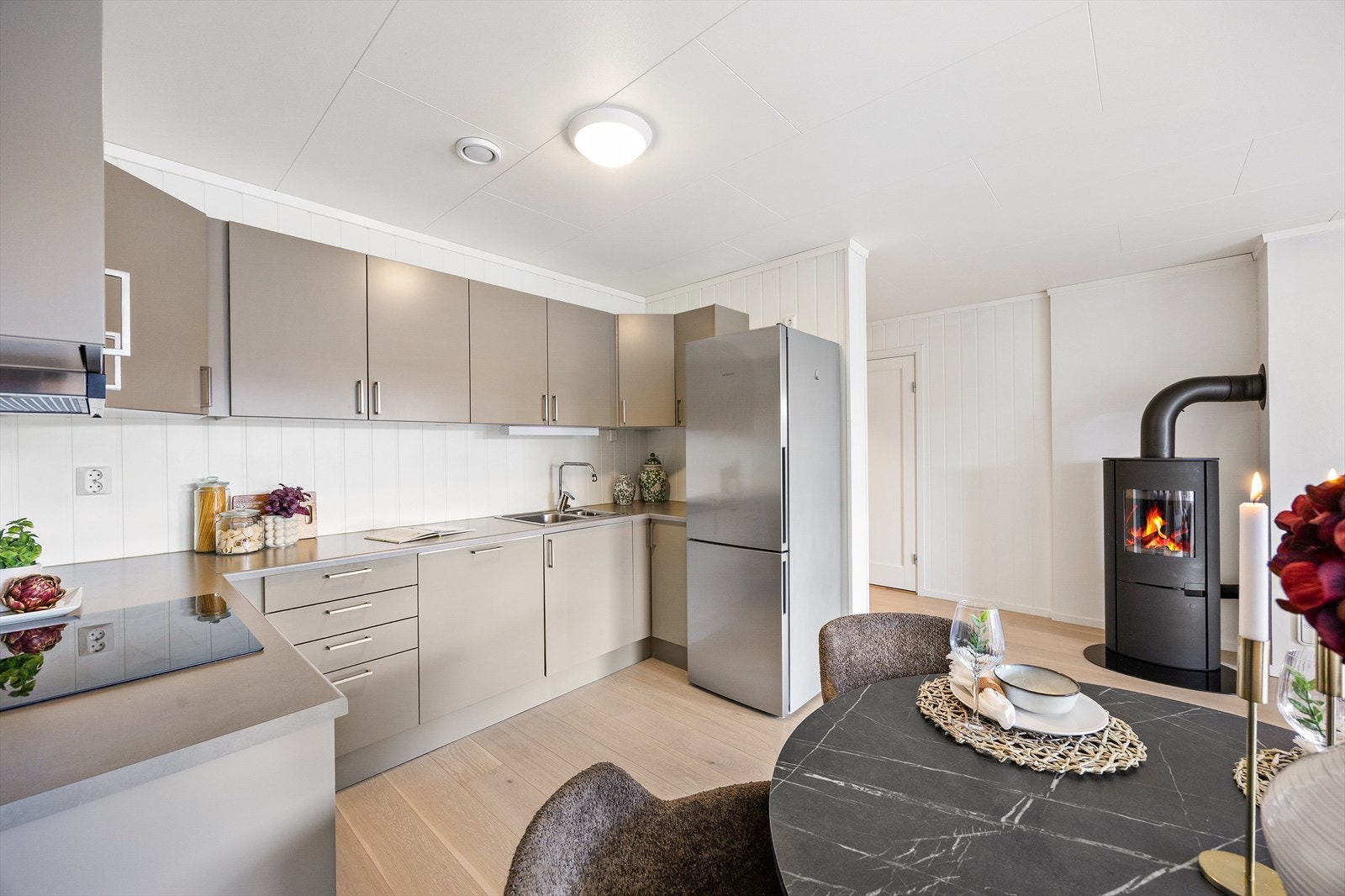 Spiseplassen er et hyggelig samlingspunkt for måltider. Galleribilde