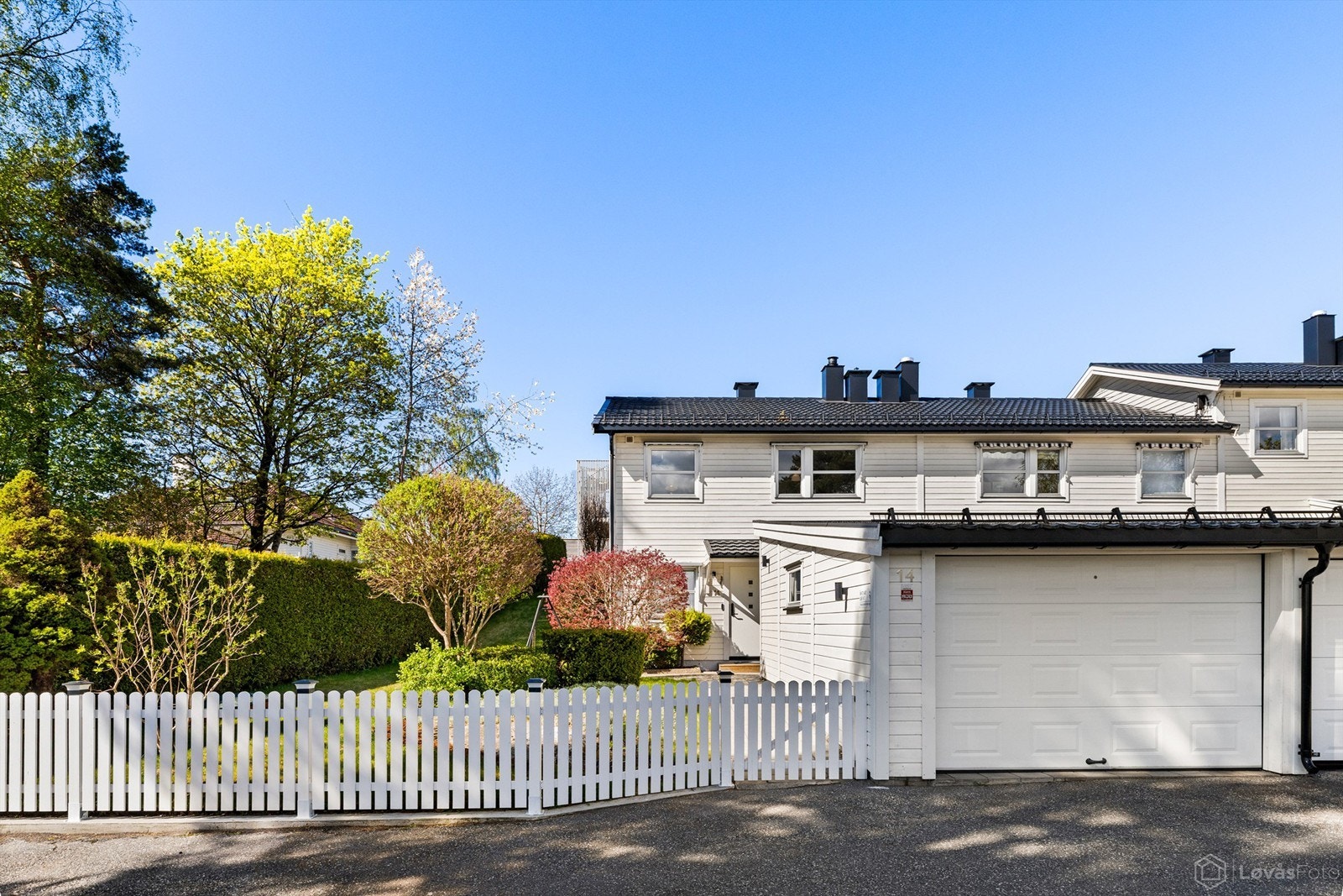 Velkommen til Robert Millars Vei 14! Foto: Løvås Foto Galleribilde
