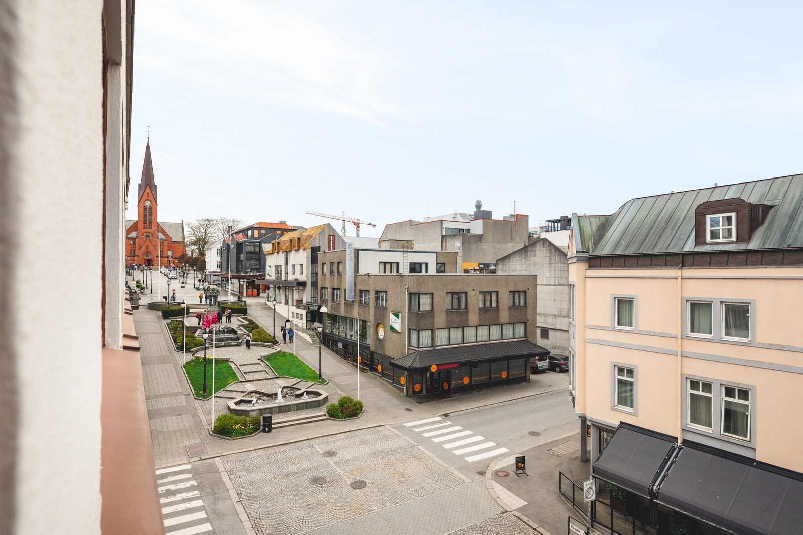 Utsikt fra leiligheten. Galleribilde