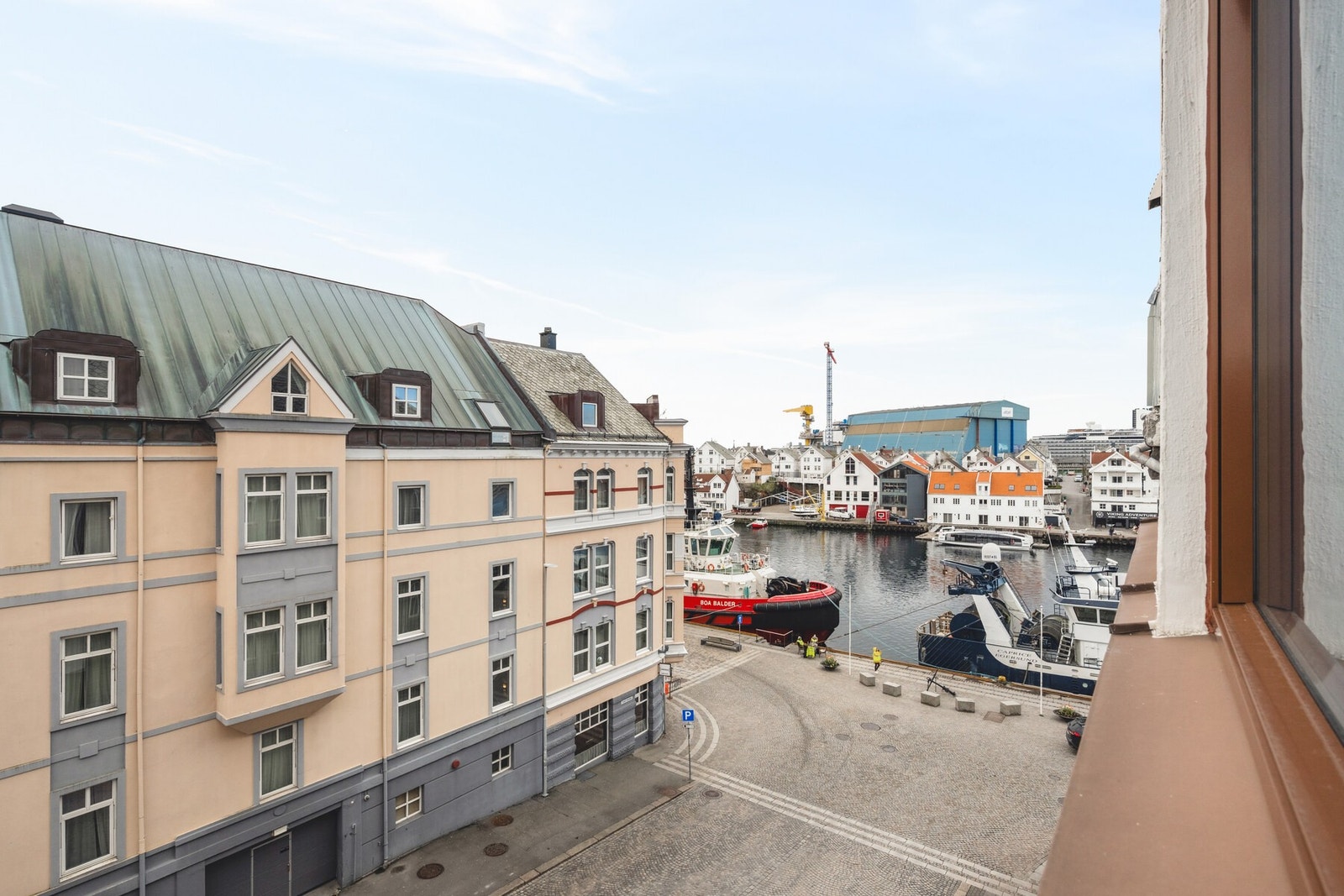 Utsikt fra leiligheten. Galleribilde