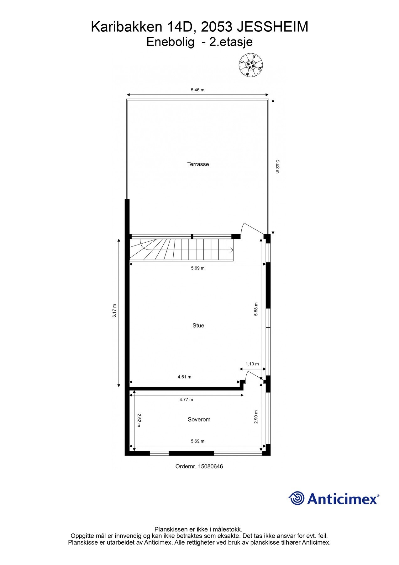 Plantegning 2.etasje Galleribilde