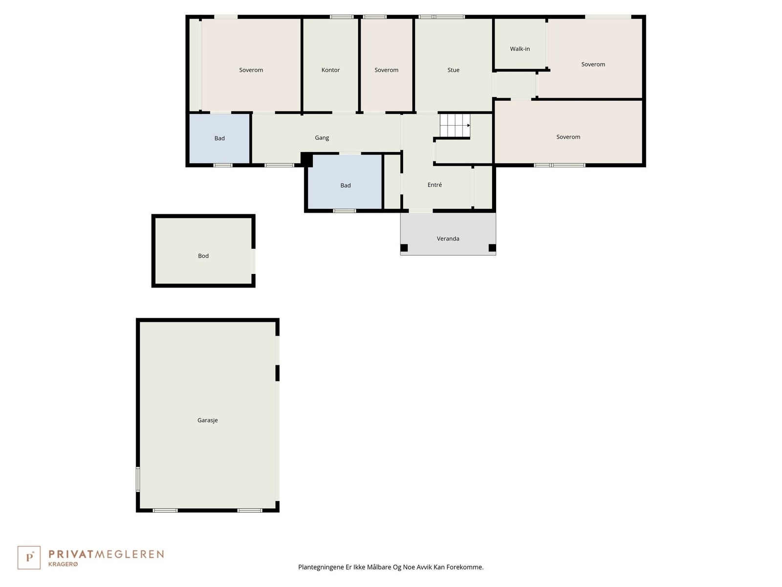 Plantegning 1.etasje Galleribilde
