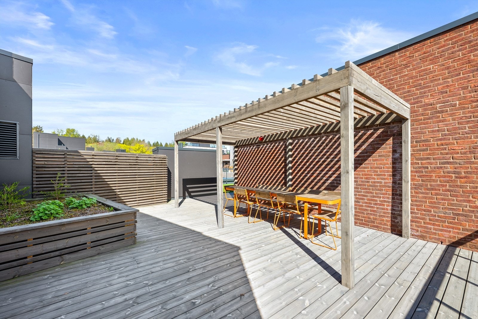 Felles takterrasse for beboere. Galleribilde