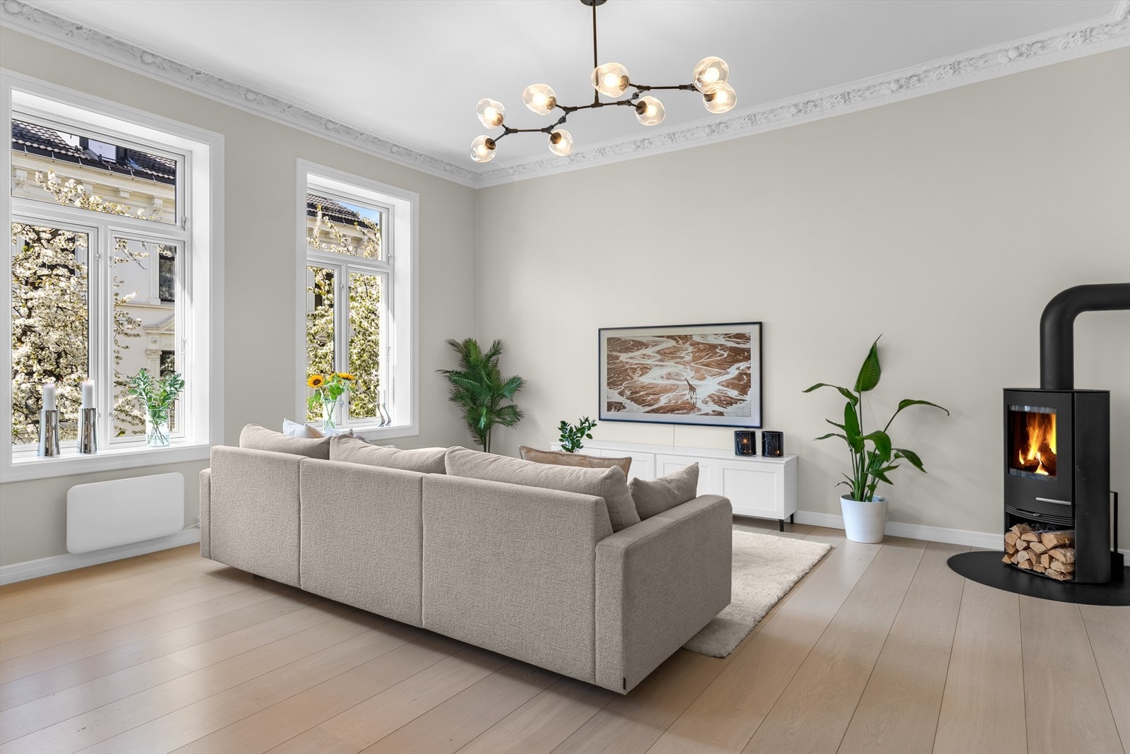 God plass til sittegruppe og flere alternative innredningsmuligheter. Galleribilde