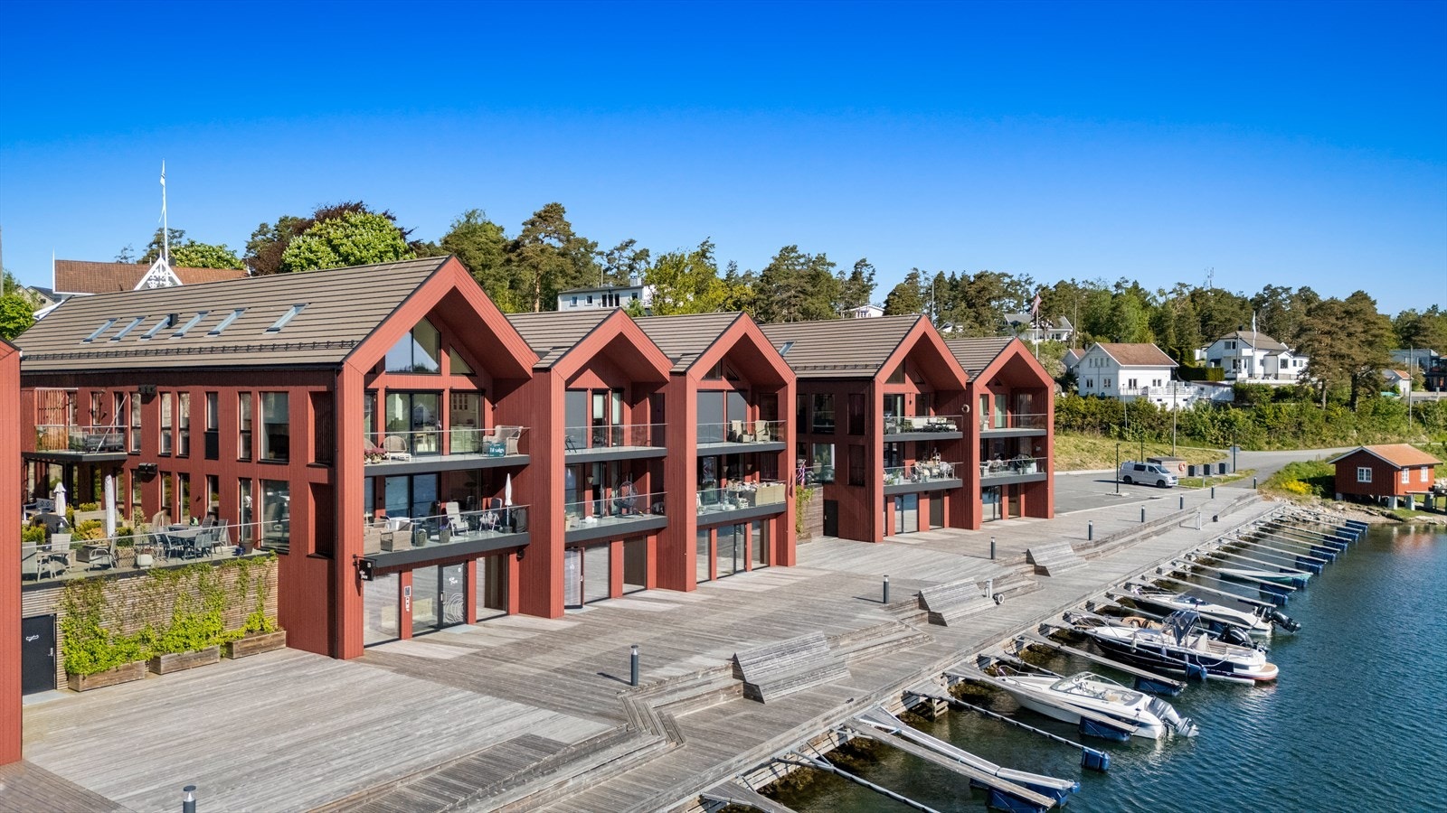 Sameiet består av totalt 37 boligseksjoner fordelt på flere bygg. Galleribilde