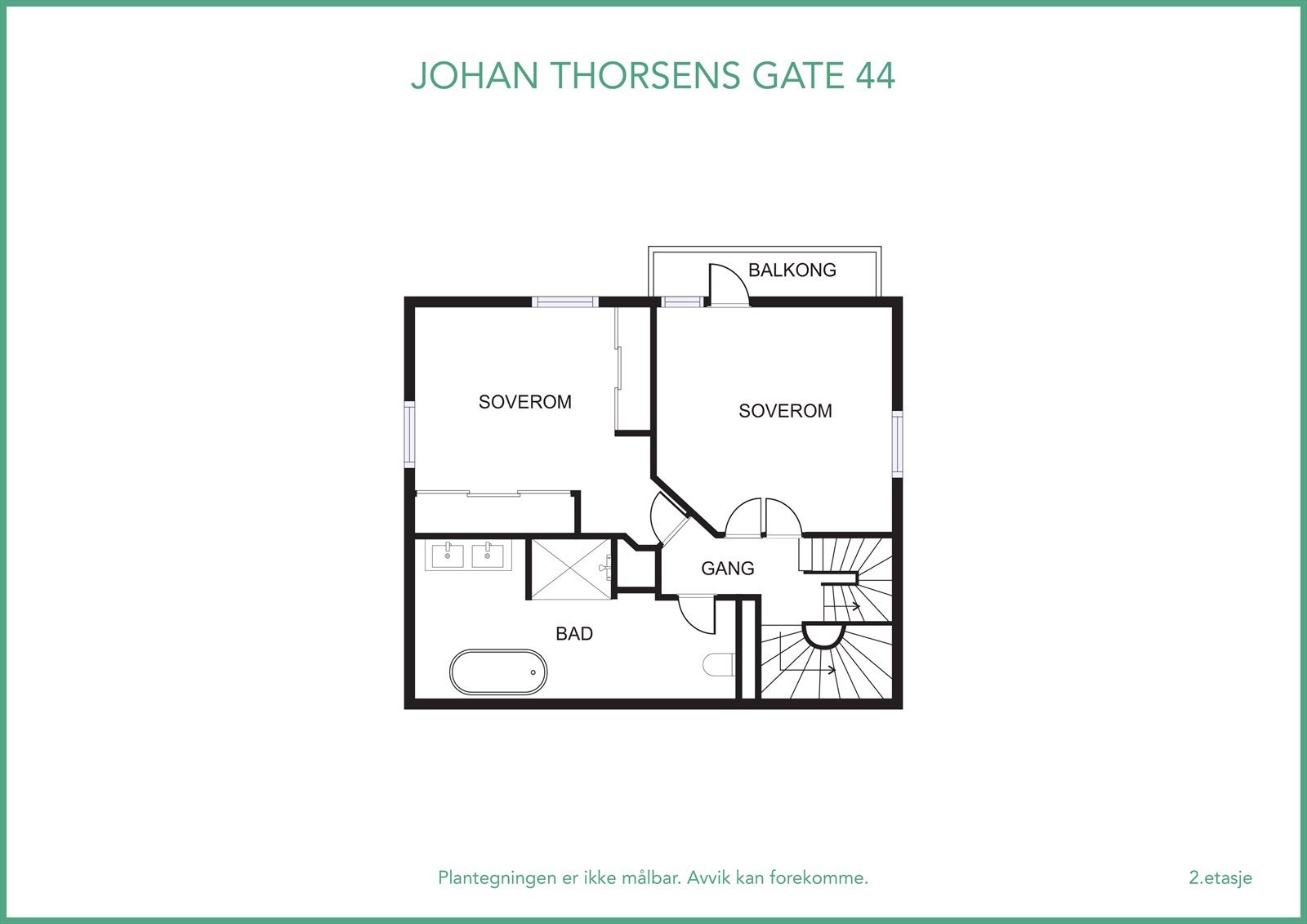 Plantegning 2.etg. Galleribilde