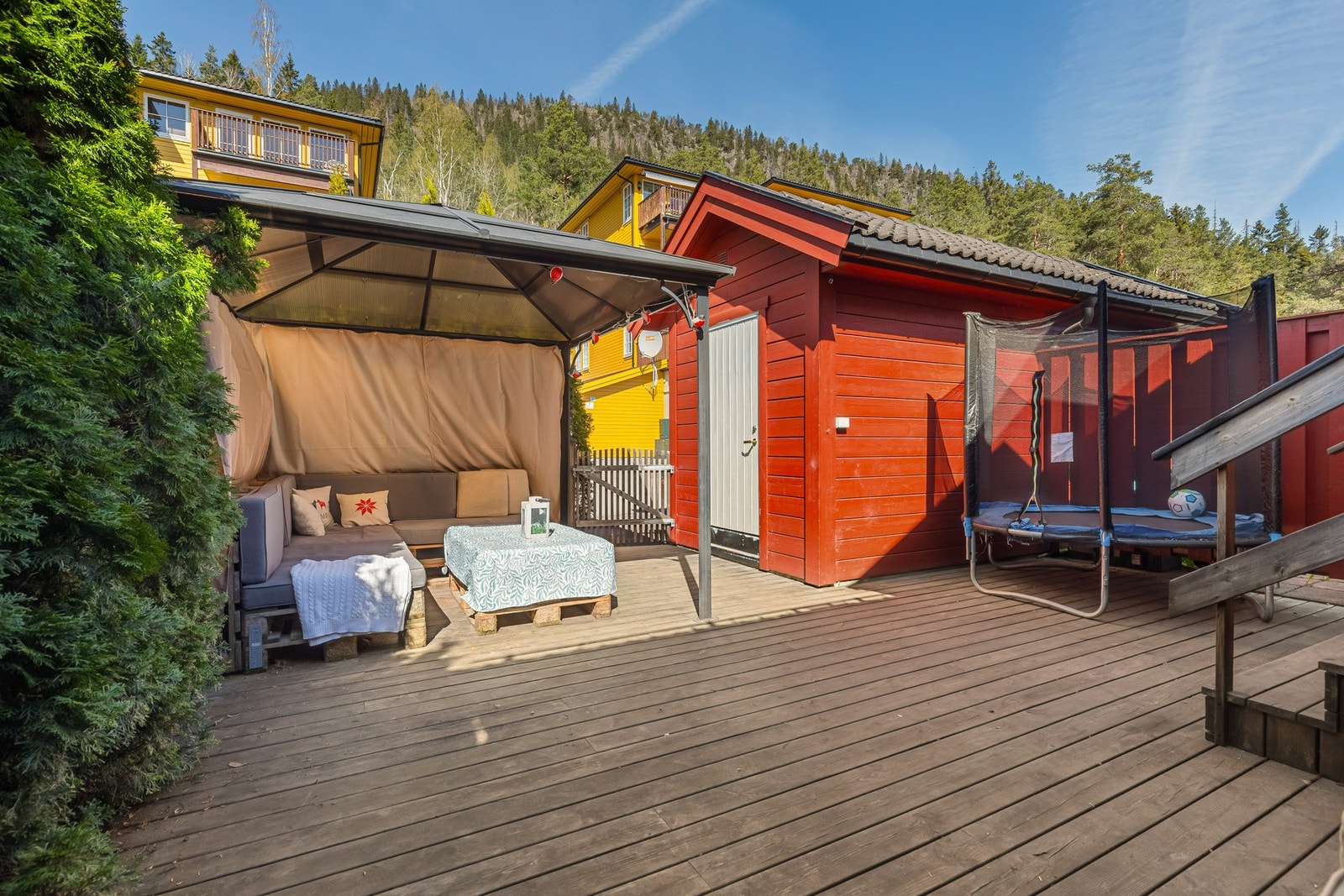 Koselig plass ved inngangen. Galleribilde