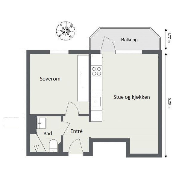 Plantegning Galleribilde