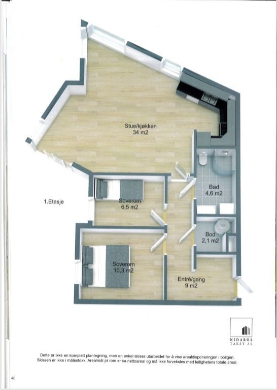 Plantegning Galleribilde