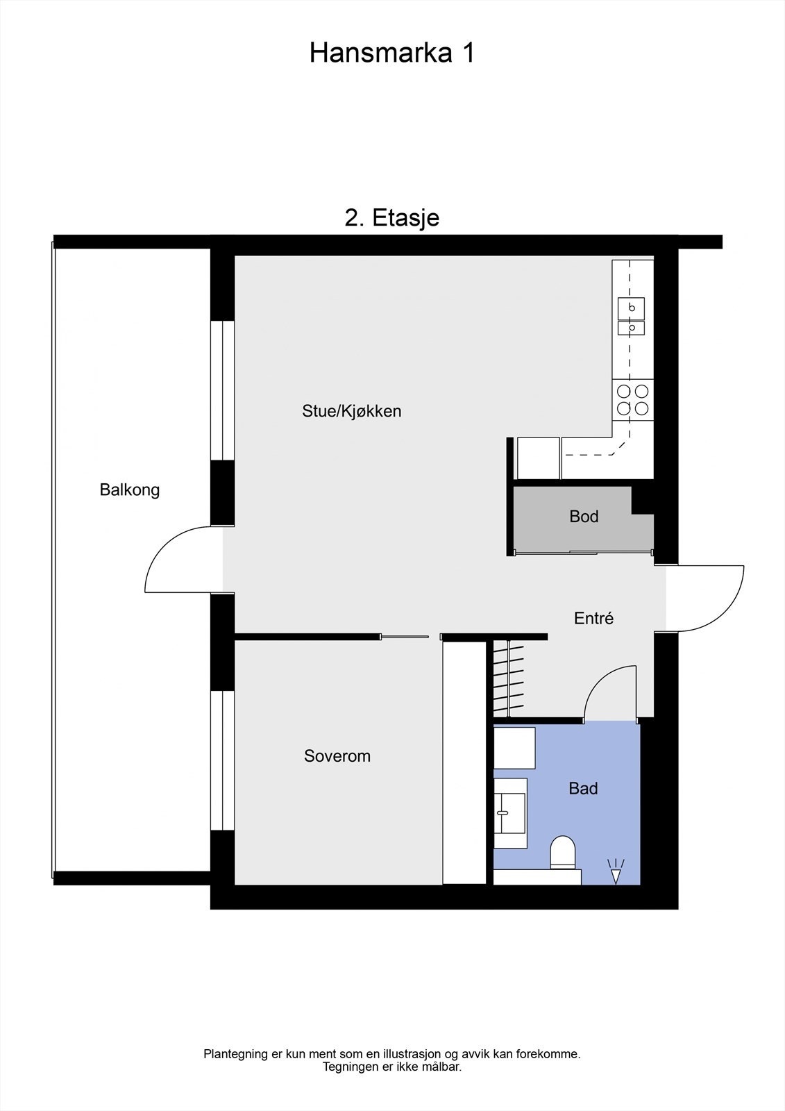 2 D plantegning Galleribilde