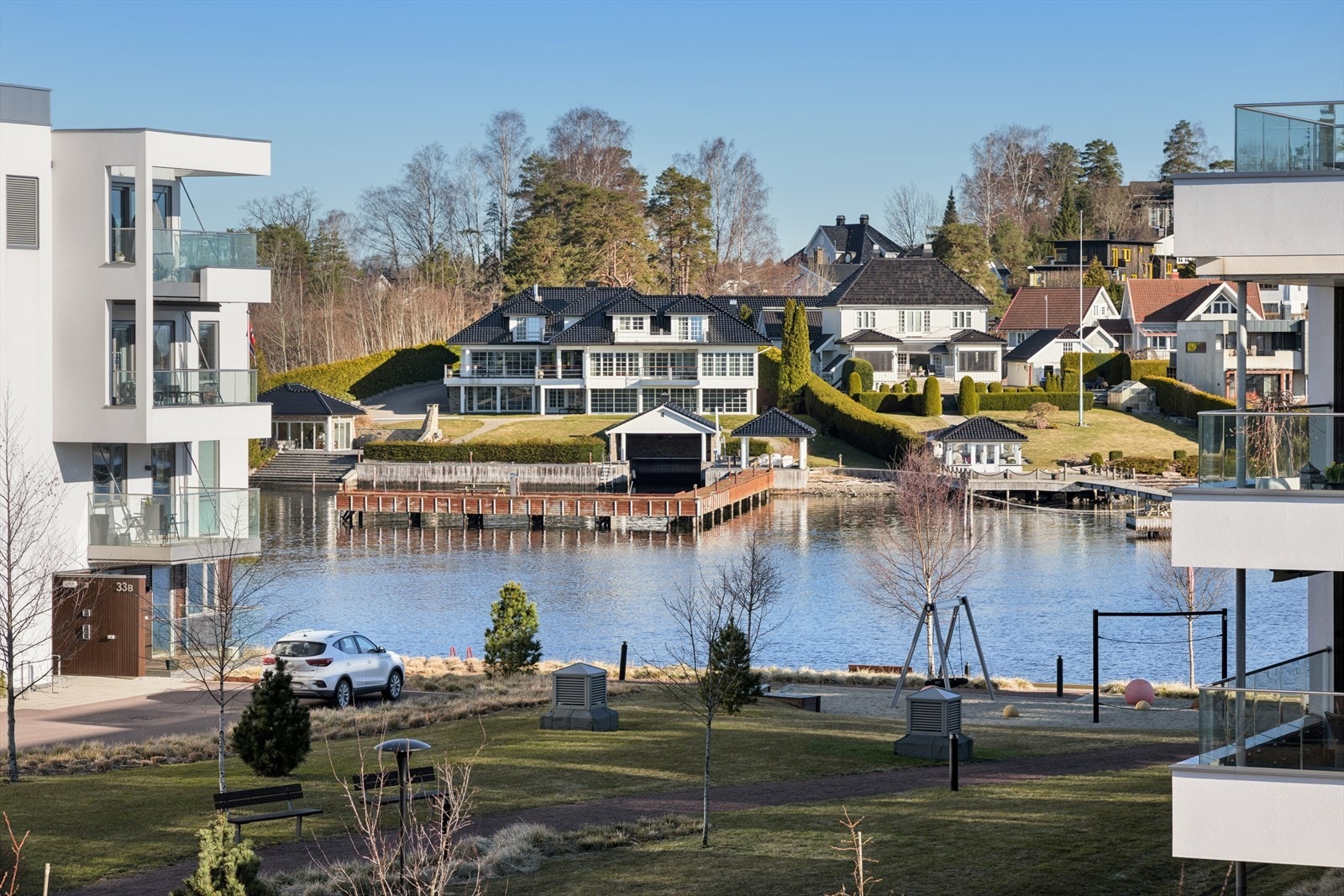 Utsikt fra leiligheten i andre etasje Galleribilde