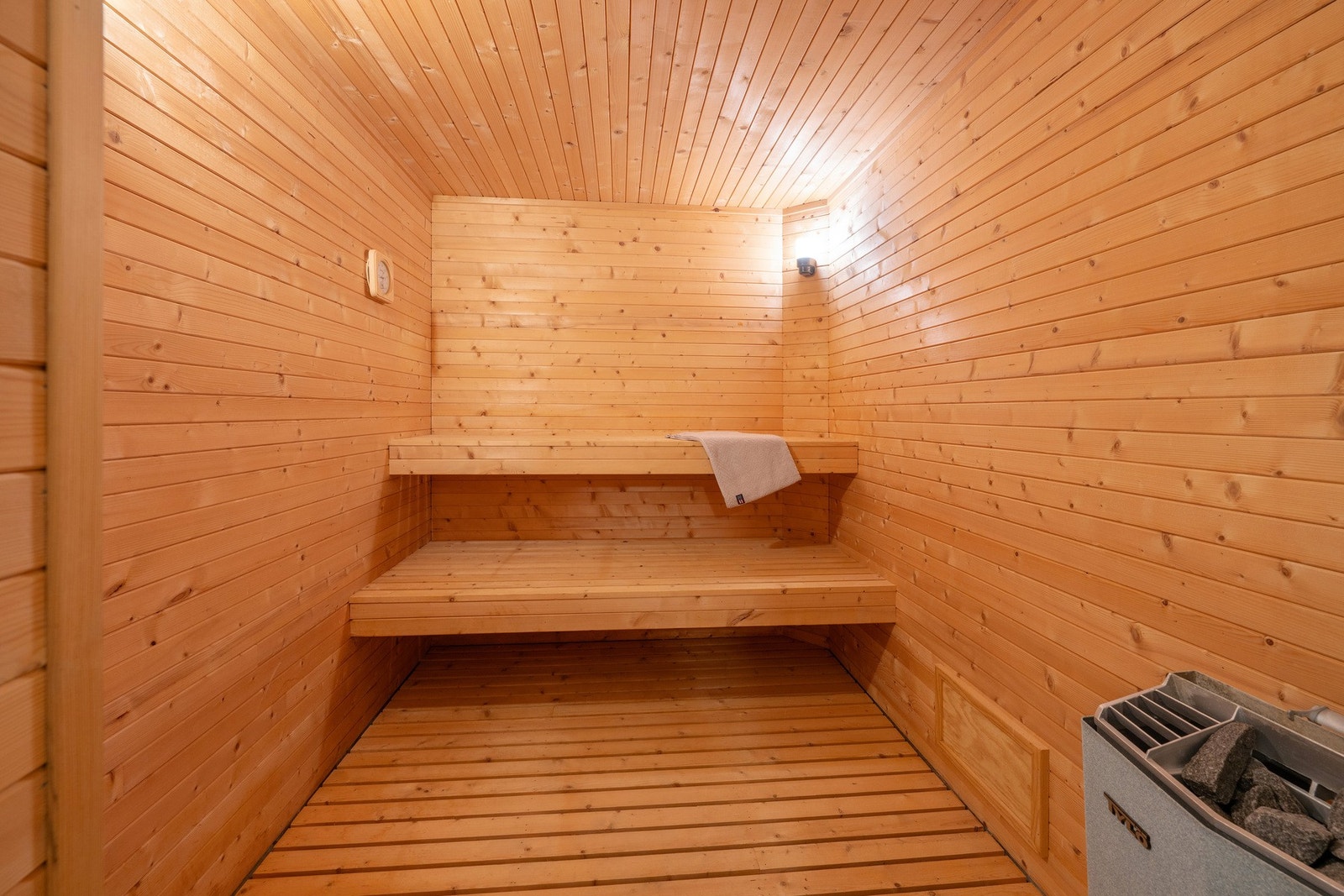 Badstue i underetasjen. Galleribilde