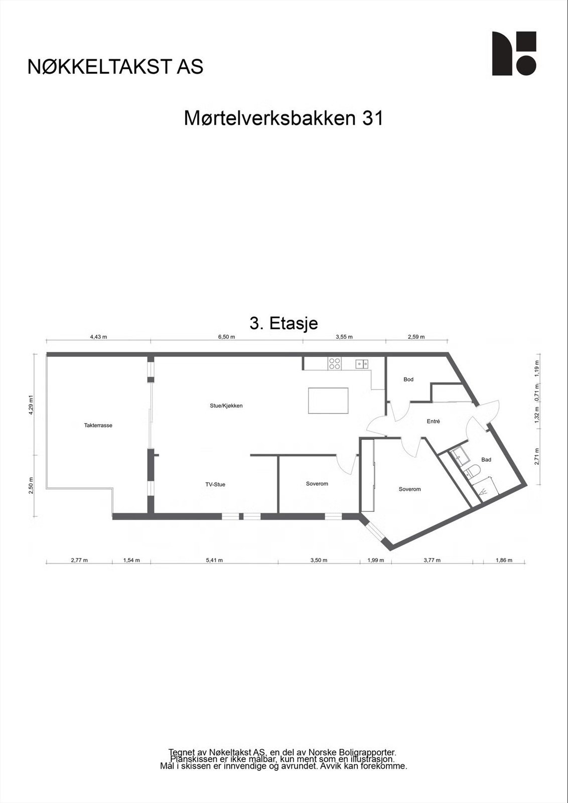 Plantegning Galleribilde