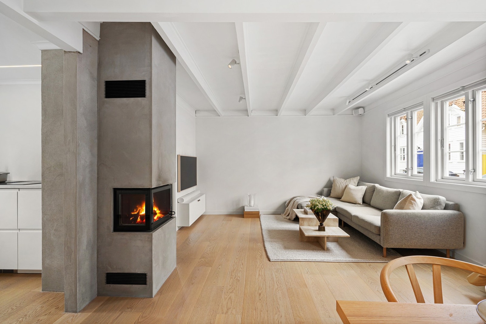 Vinduene slipper inn godt med naturlig lys. Galleribilde