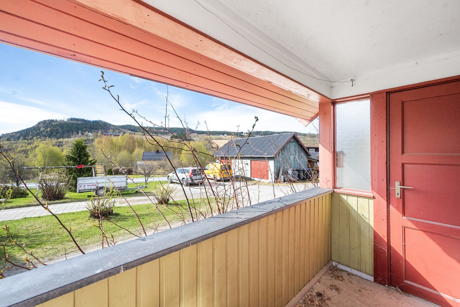 Utsikt fra verandaen Galleribilde