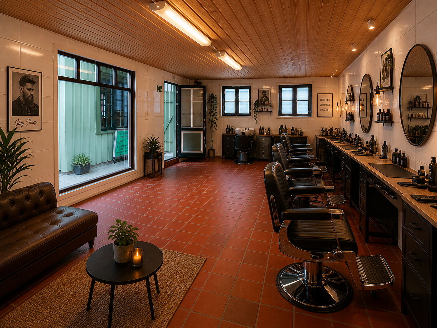 AI visualisering: Frisør/barberer Galleribilde