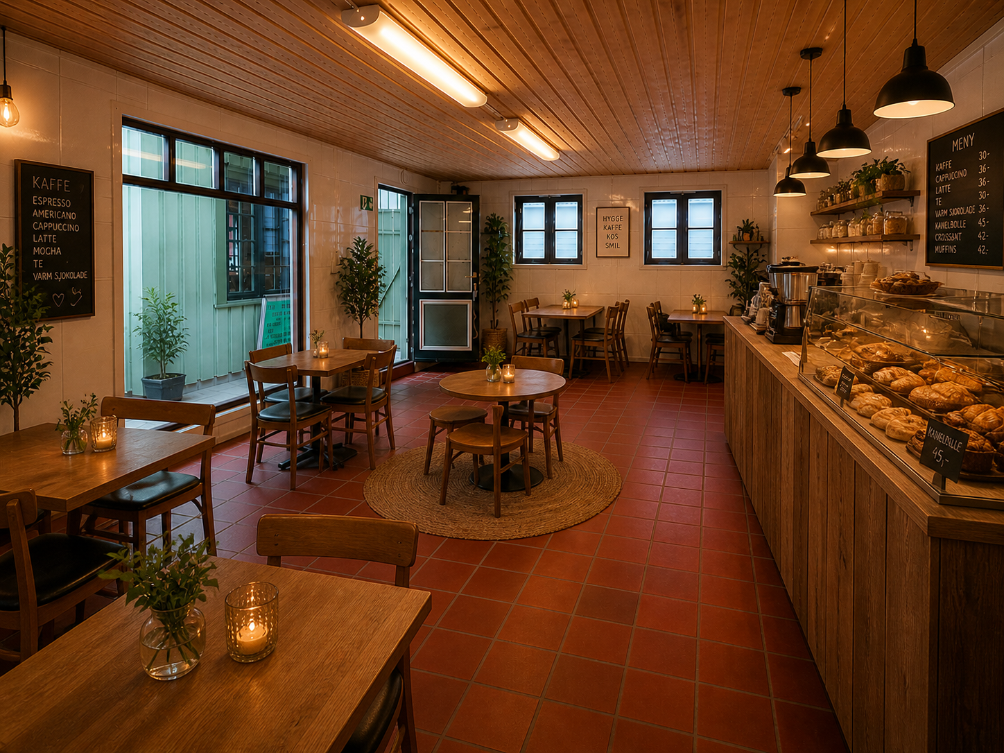 AI visualisering: Bakeri/kafe Galleribilde