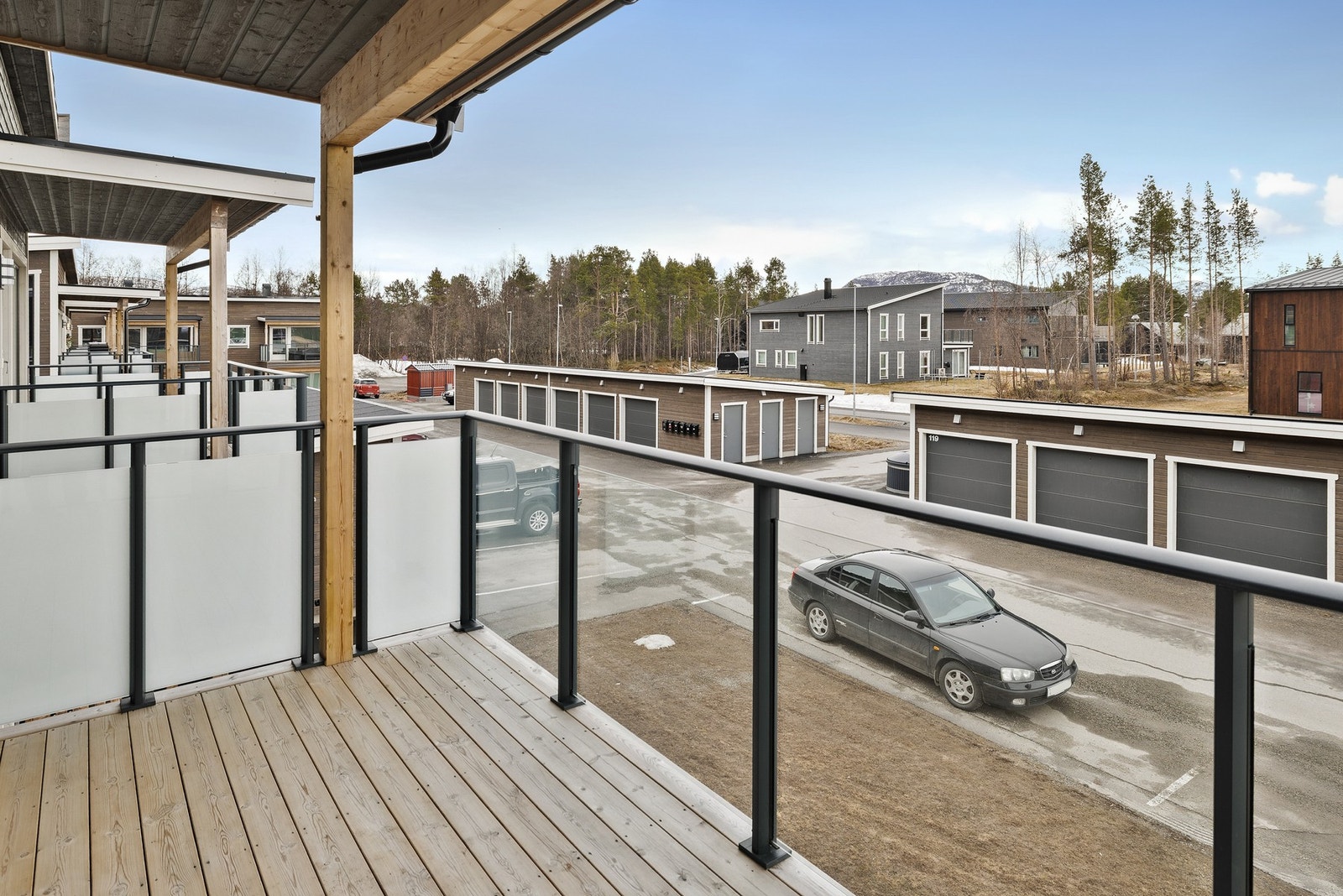 Her er det god plass til en sittegruppe. Galleribilde