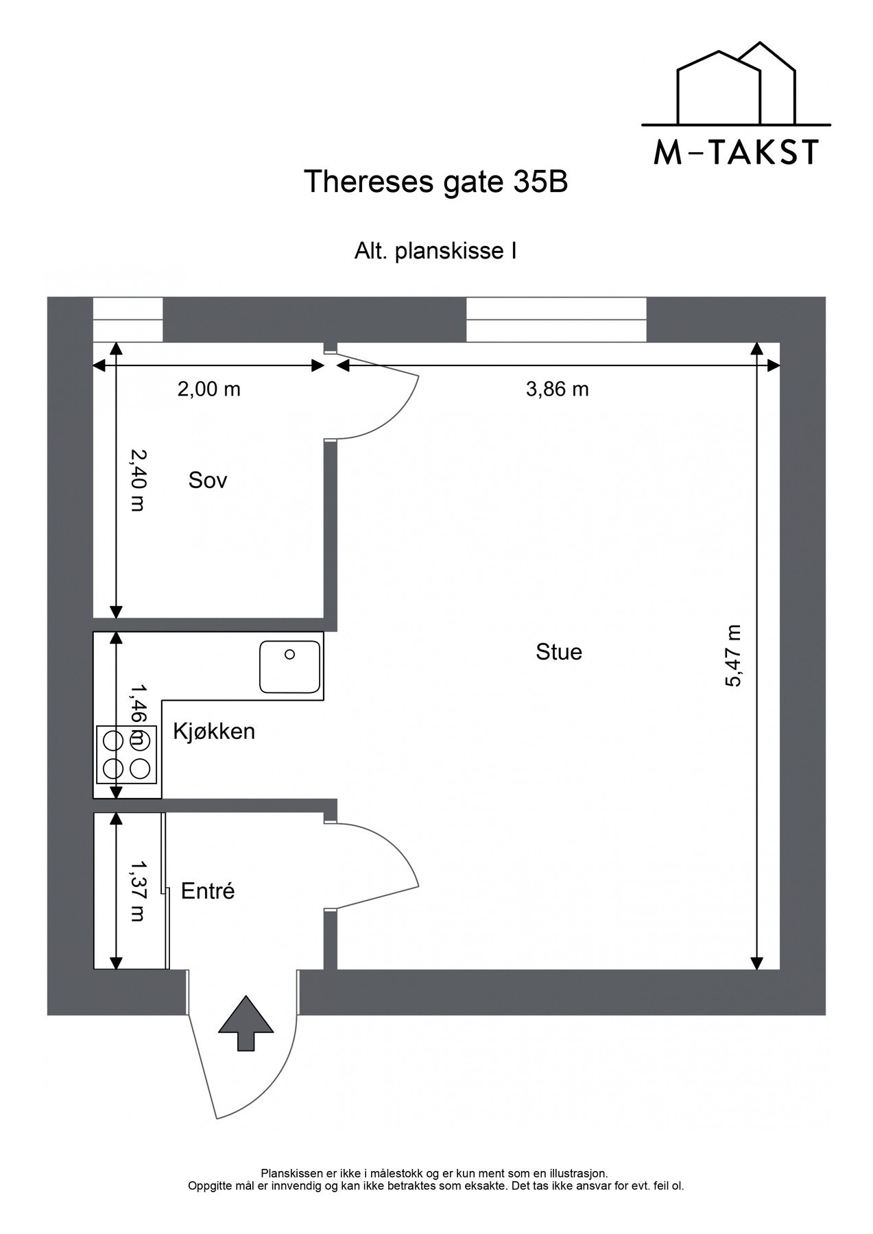 Alternativ plantegning Galleribilde