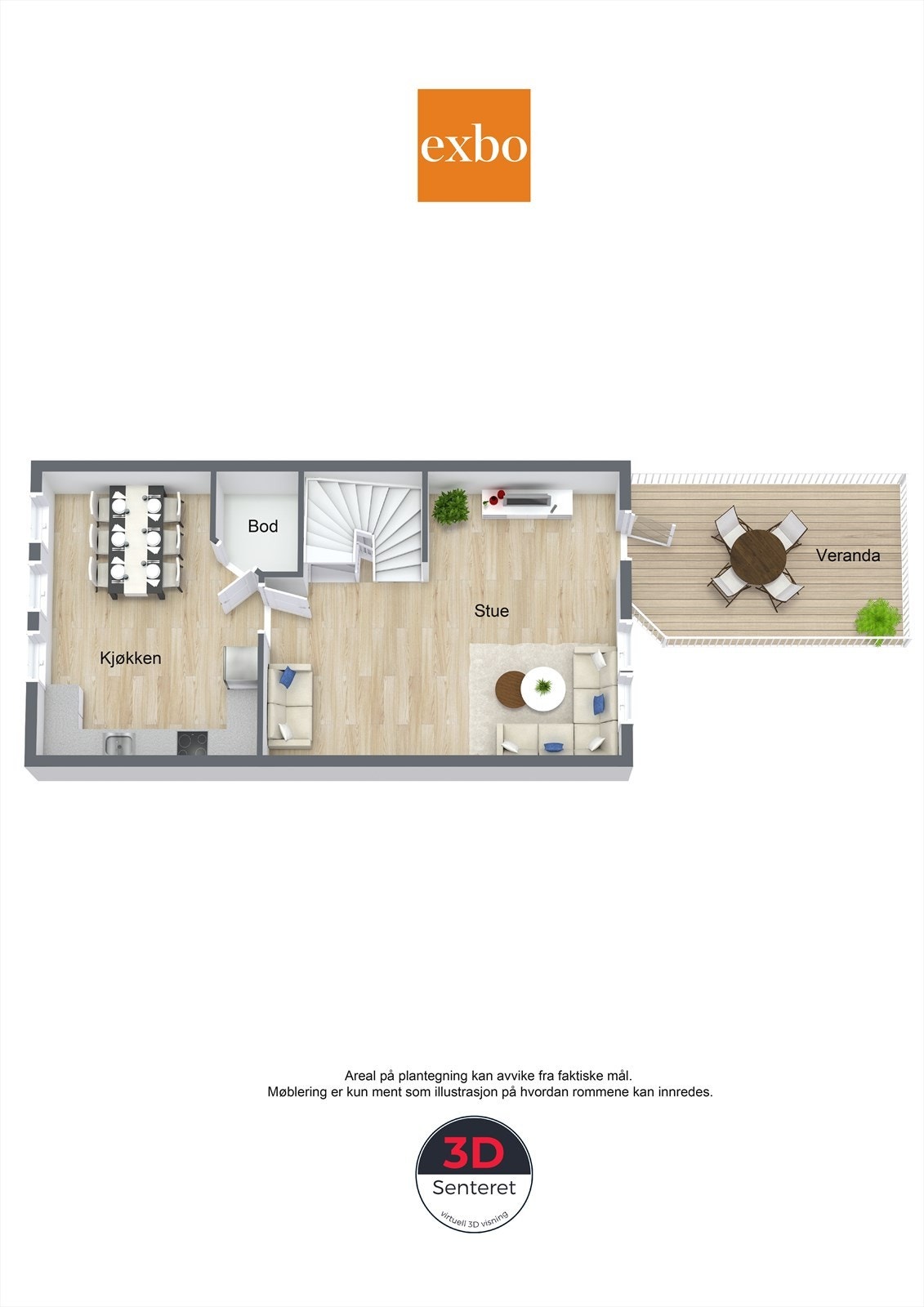Plantegning 2.etasje Galleribilde