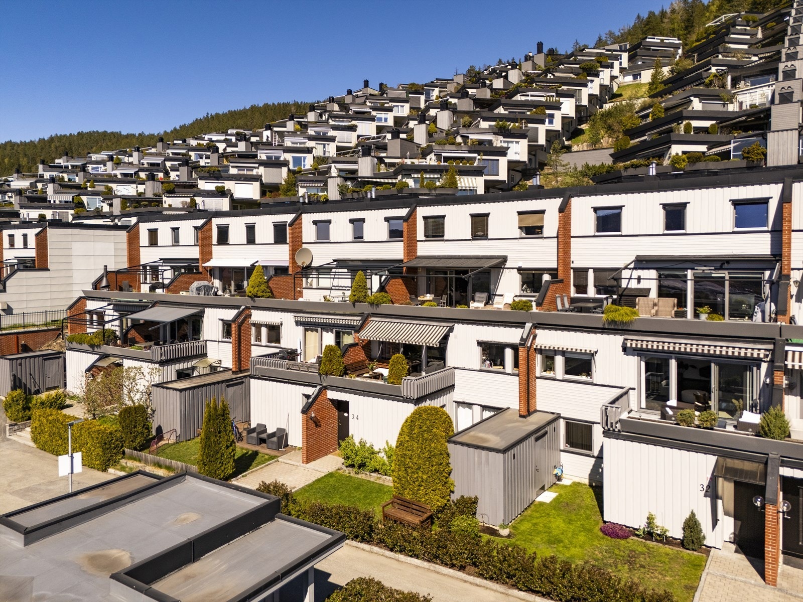 Et veletablert og populært boligområde på Åssiden. Galleribilde