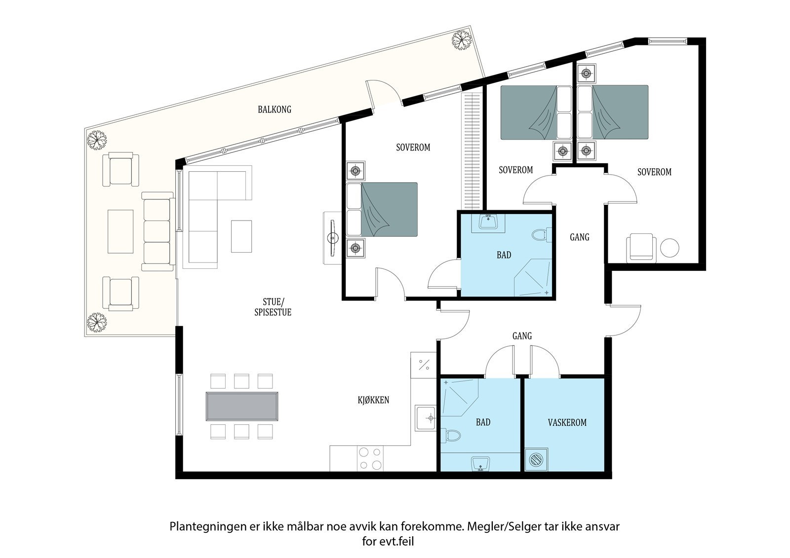 Plantegning Galleribilde