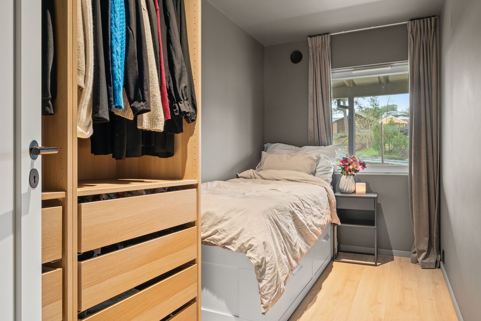 Soverommet er på 7,5m². Galleribilde