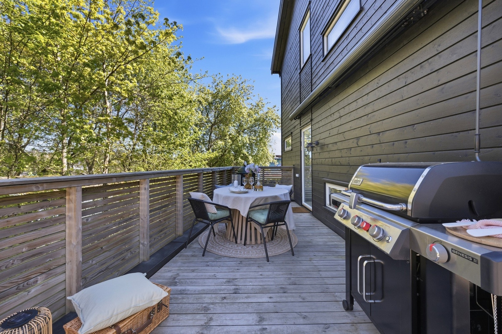 Her får du en terrasse på hele 34 kvm. Galleribilde