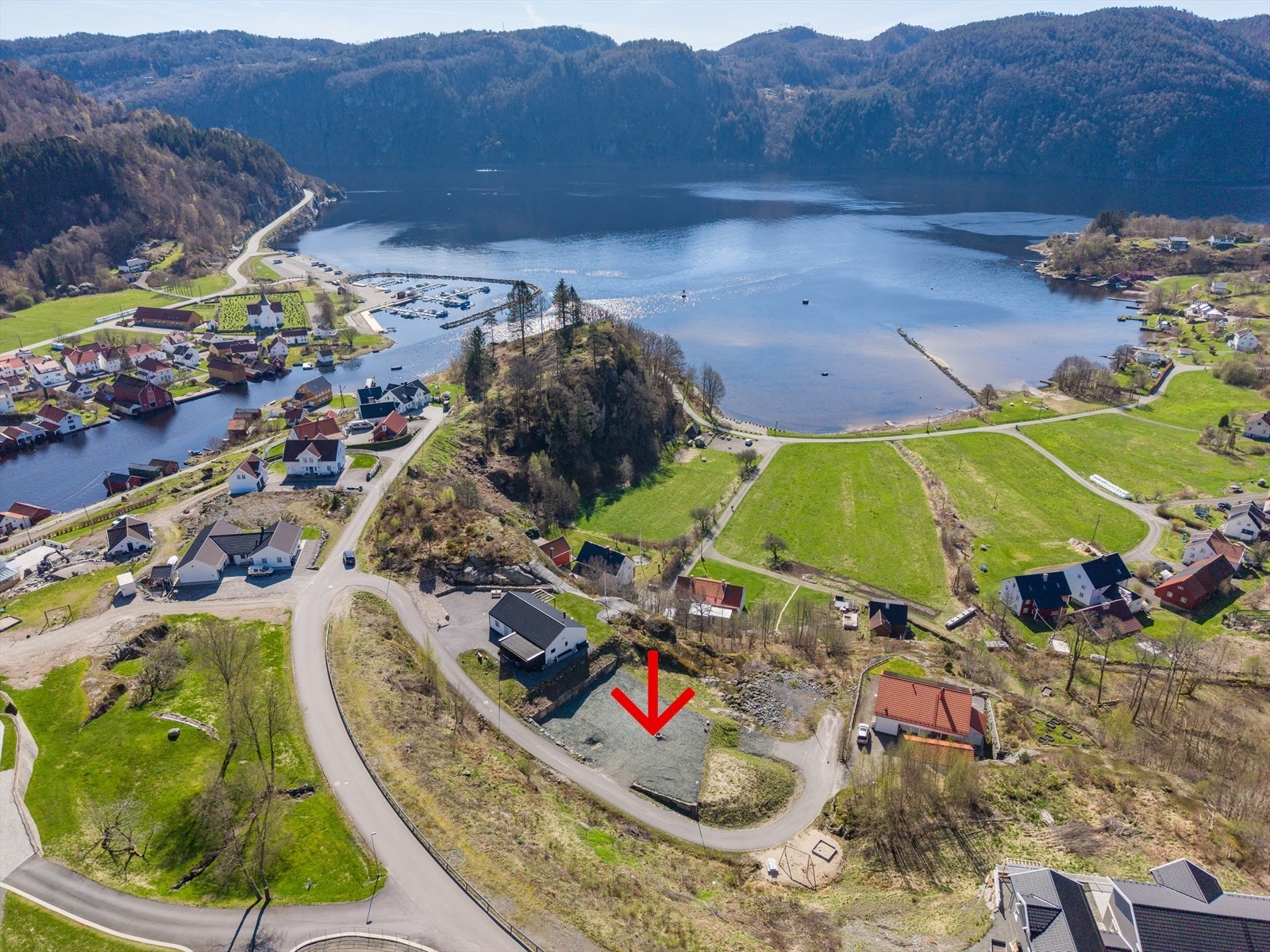 Flott sjøutsikt på tomt 46 Galleribilde