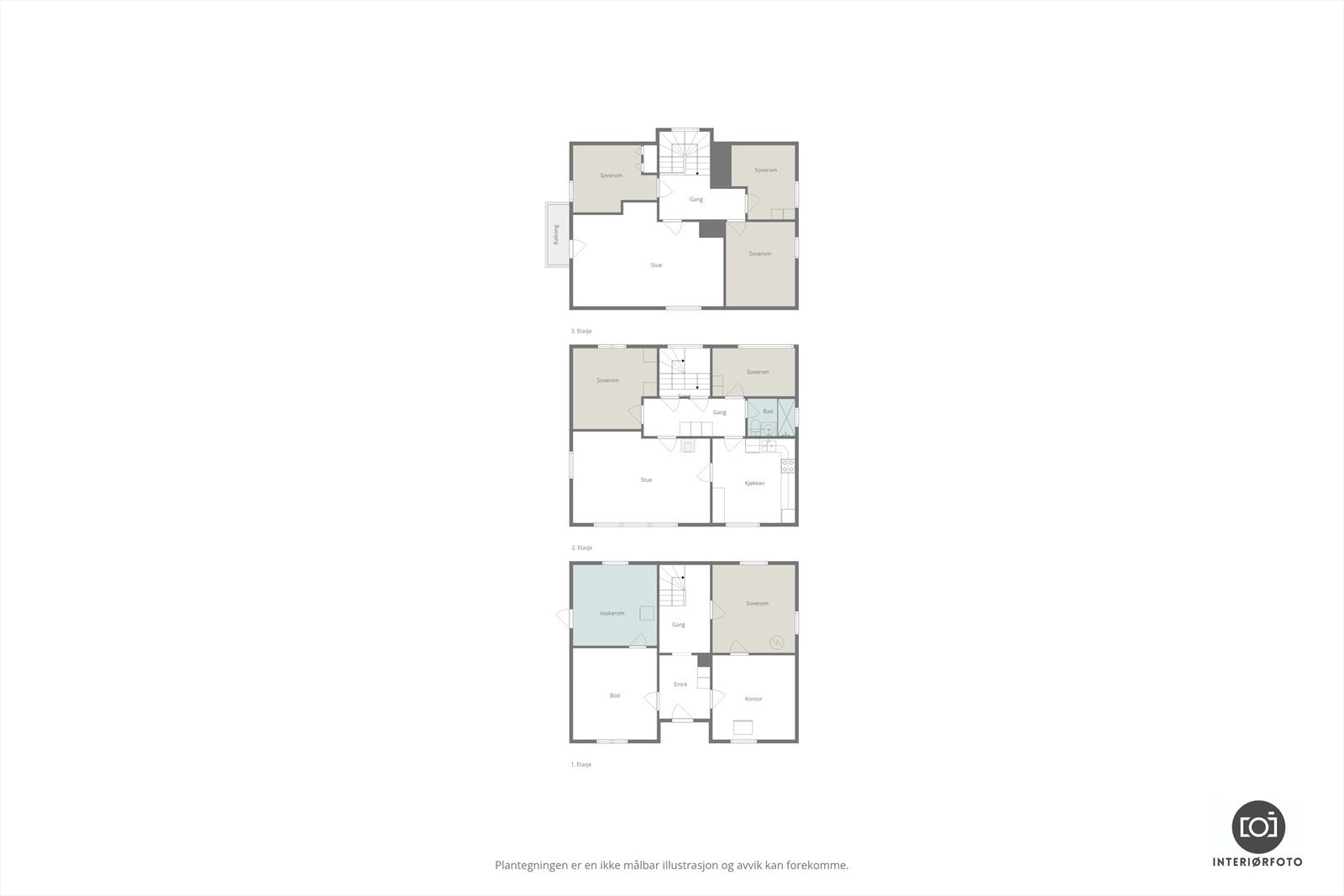 Plantegning Galleribilde