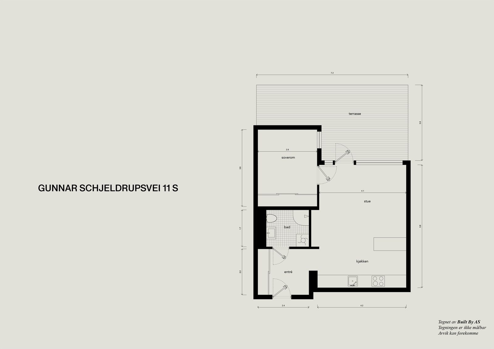 Planskisse Galleribilde