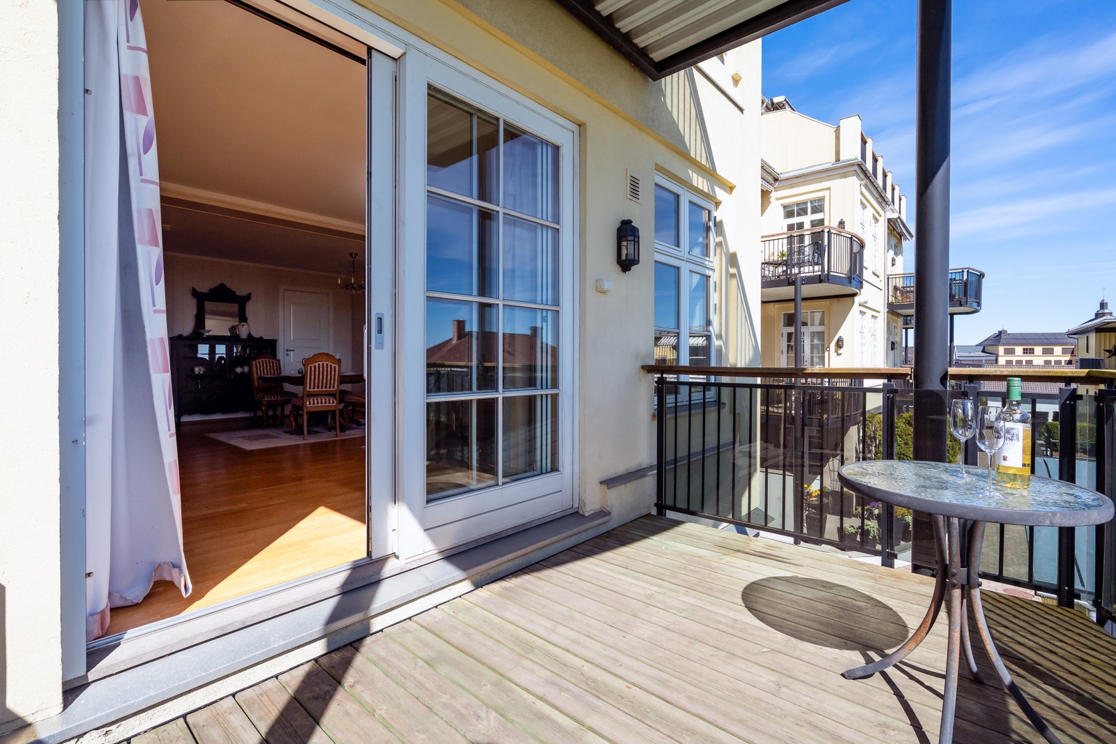 Utsikt terrasse Galleribilde