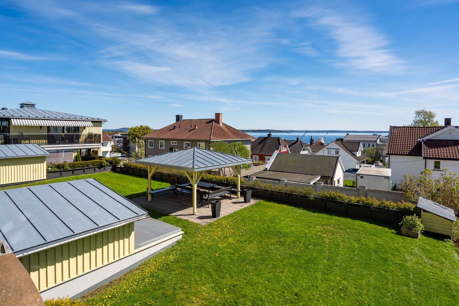 Utsikt terrasse Galleribilde