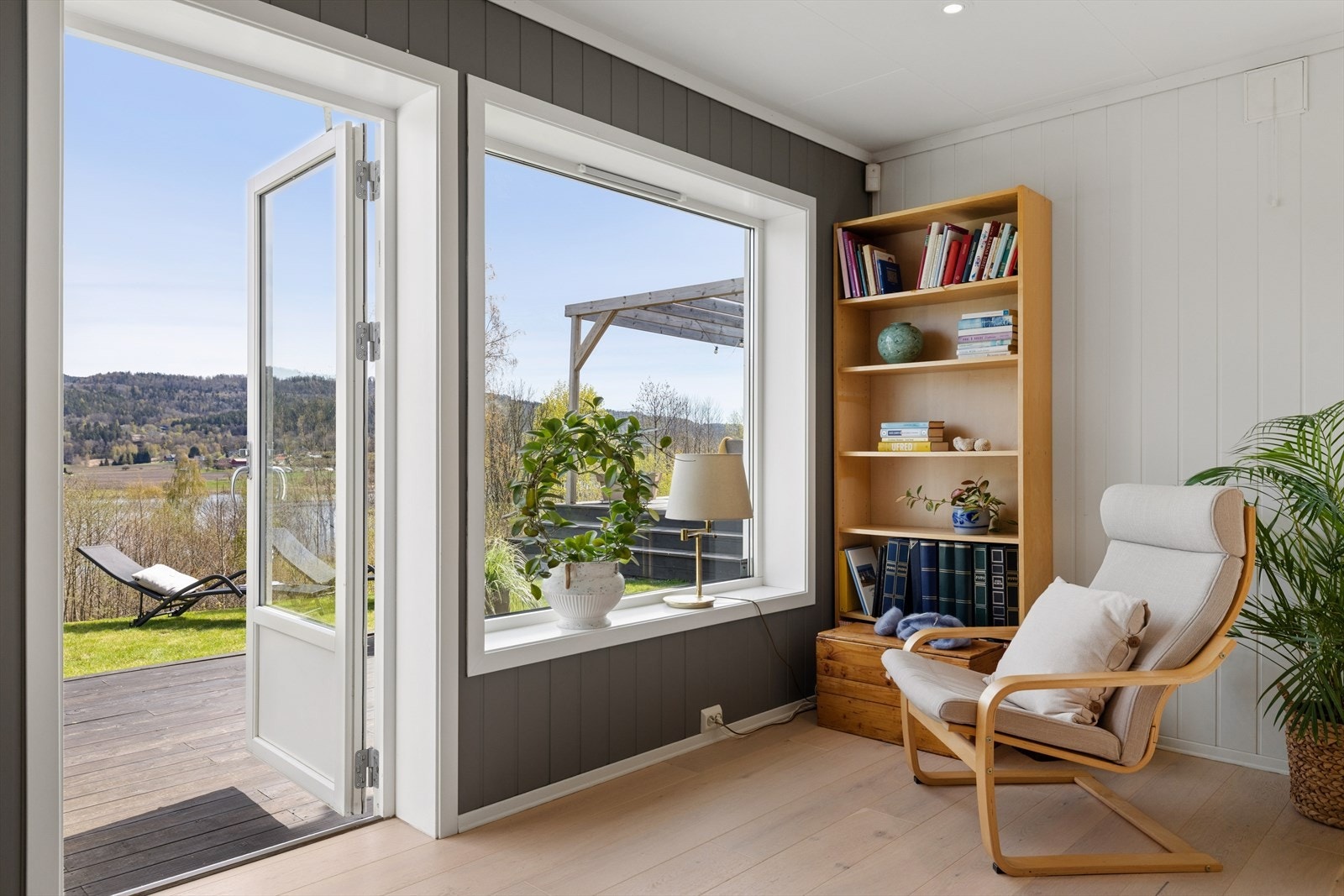Det er også rom for en hyggelig lesekrok. Galleribilde