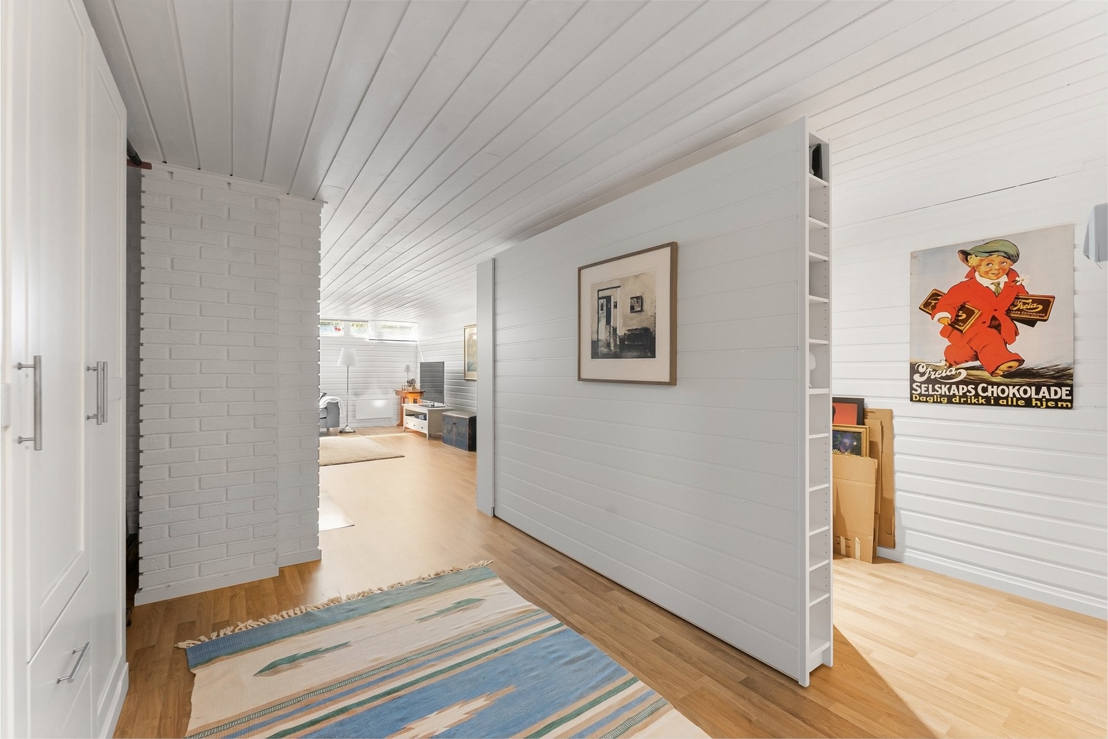 Her er det etablert en smart oppbevaringsløsning. Galleribilde