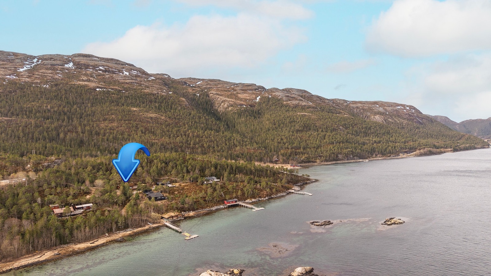 Avstand til Namsos sentrum er en 30 minutters kjøretur Galleribilde