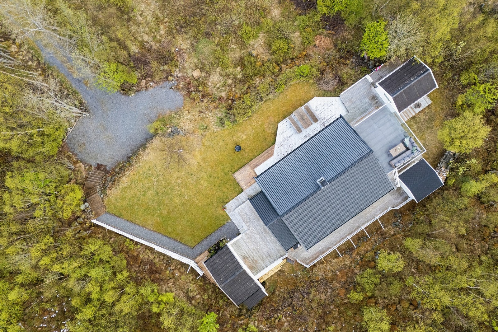 Dronefoto. Galleribilde