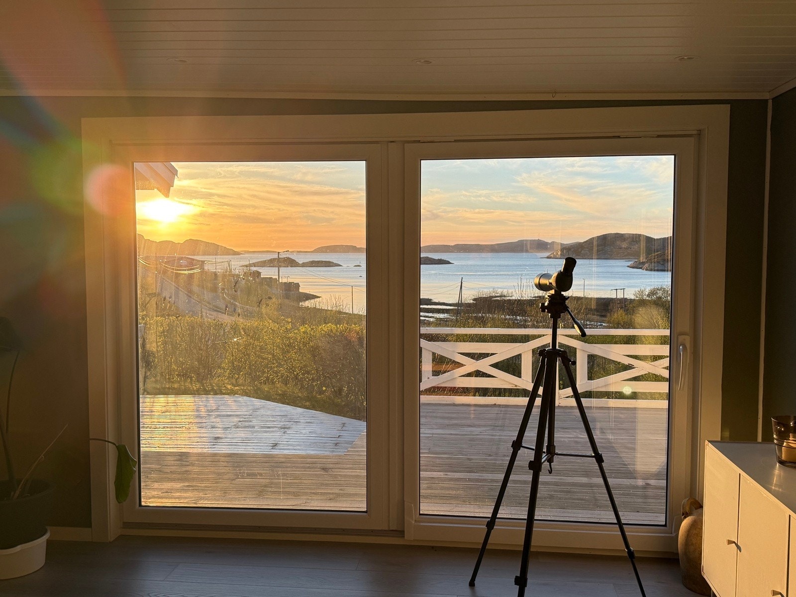 Kveldsbilde fra stue. (BIlde tatt av selger) Galleribilde