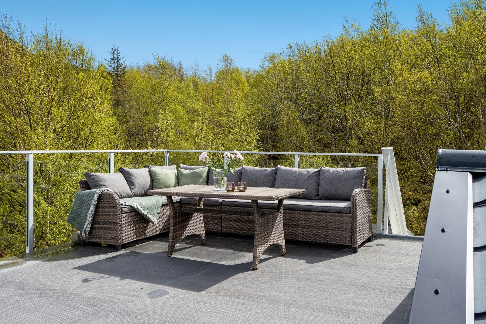 Takterrasse. Galleribilde