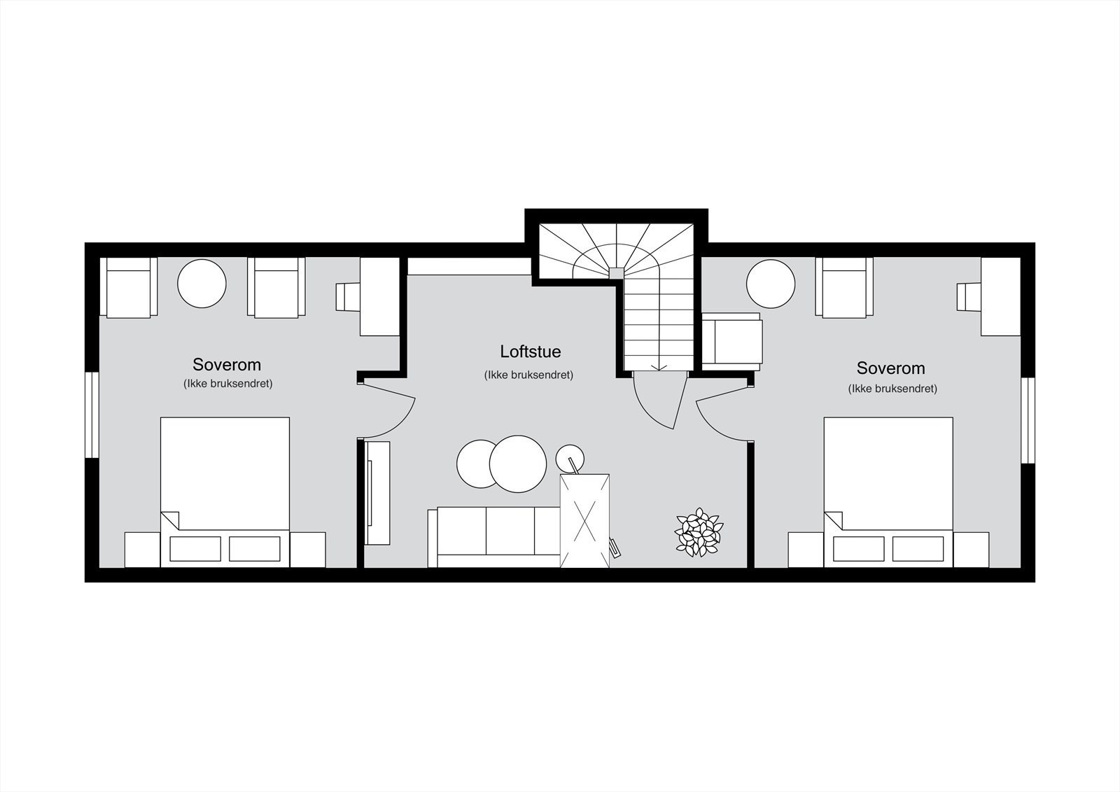 Plantegning - Loftsetasjen Galleribilde
