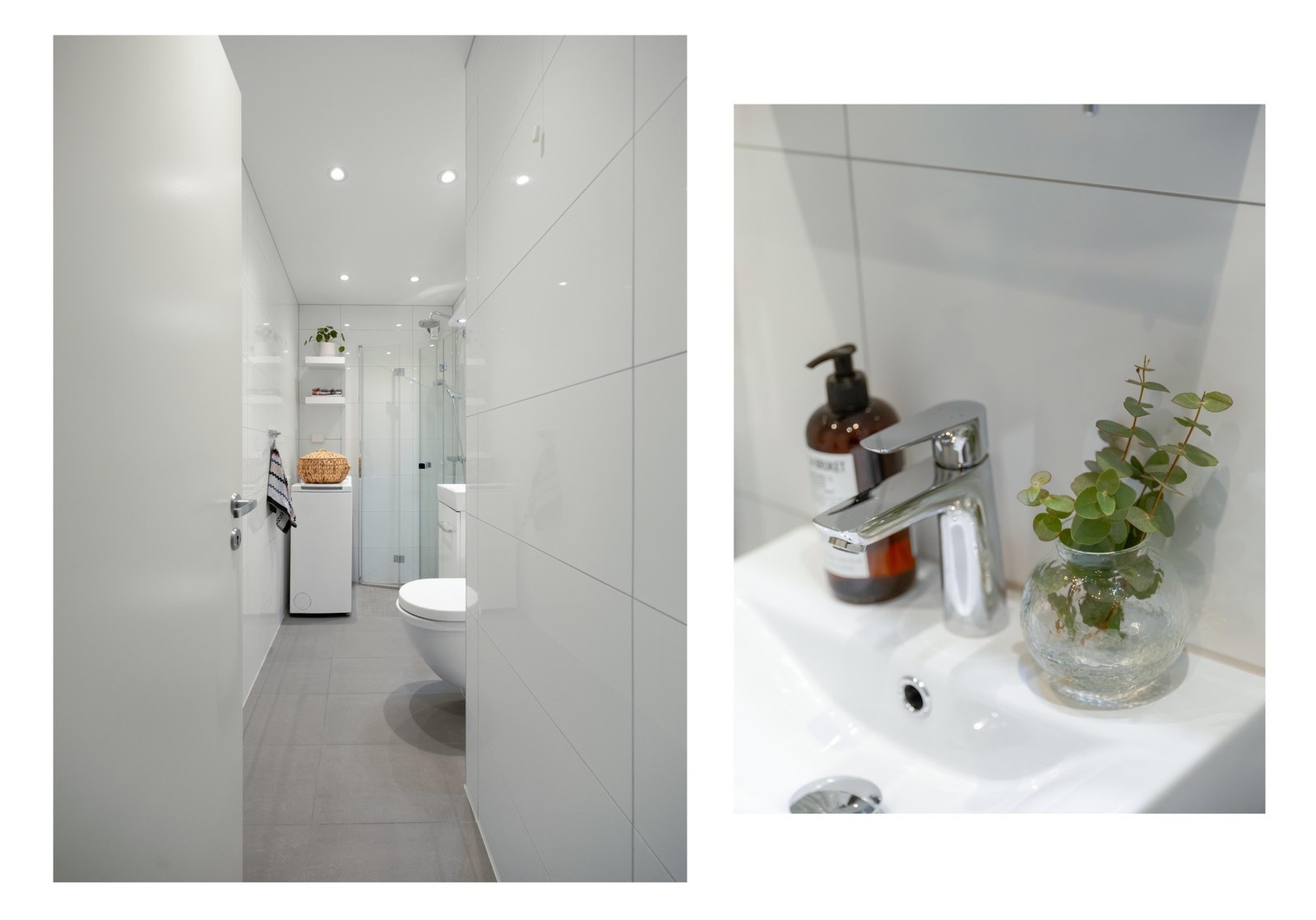 Fra entreen finner vi også det fine badet, som var nytt i 2018. Galleribilde