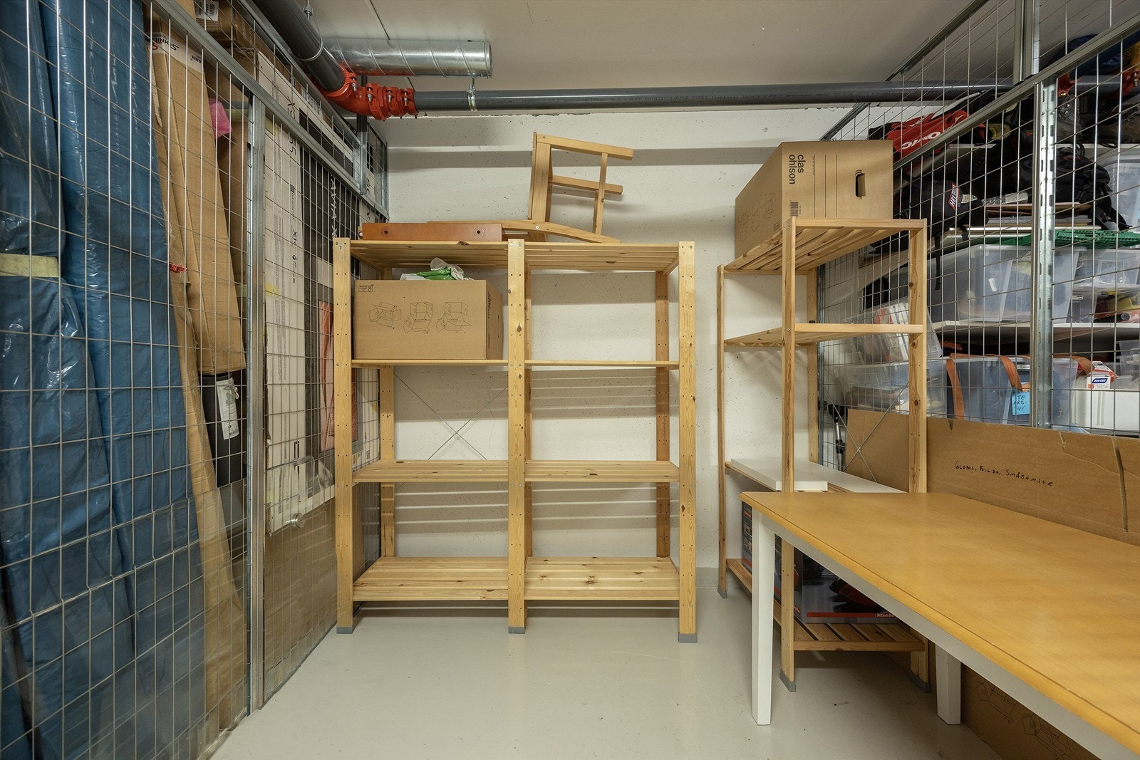Sportsbod i kjeller på 5 m². Det er heis i bygget Galleribilde