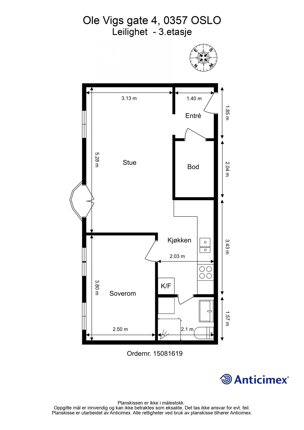 Planskisse. Galleribilde