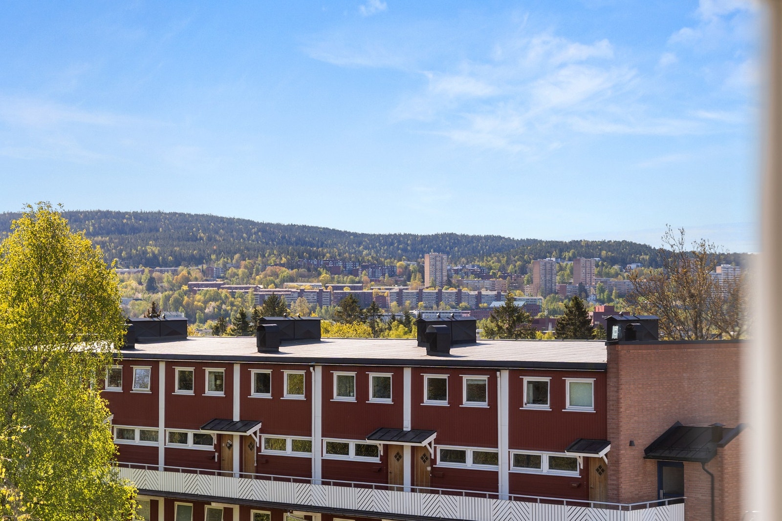 Utsyn fra stuevinduet. Galleribilde
