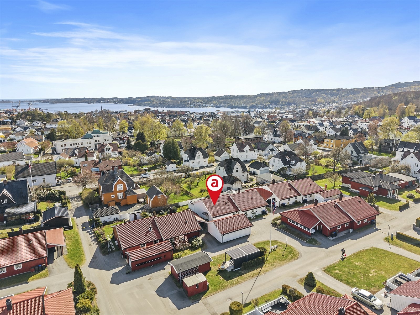Fin beliggenhet i rolig og samtidig sentralt boligområde Galleribilde