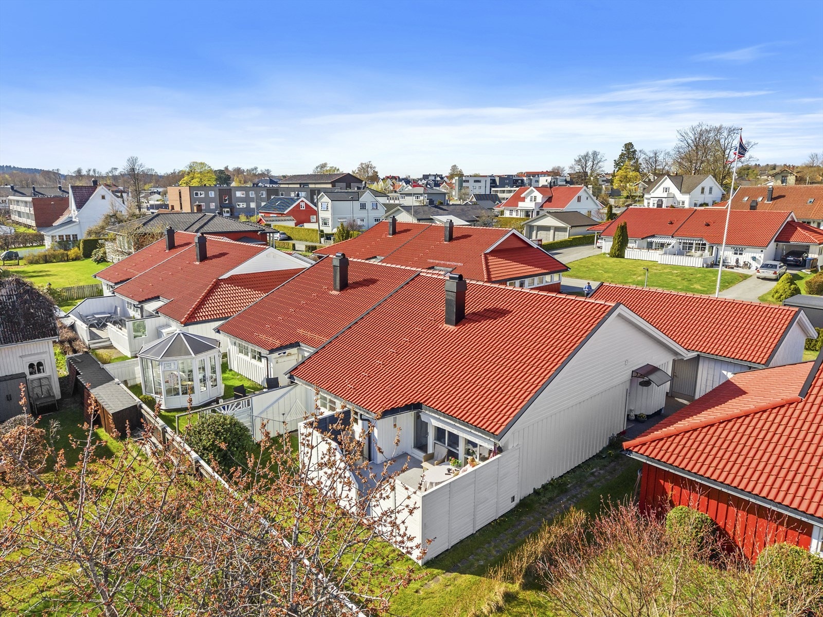 Velkommen til Borgejordet 50 - fin og lettbodd halvpart av tomannsbolig med garasje. Foto: A7 Media v/Joakim Maylove Galleribilde
