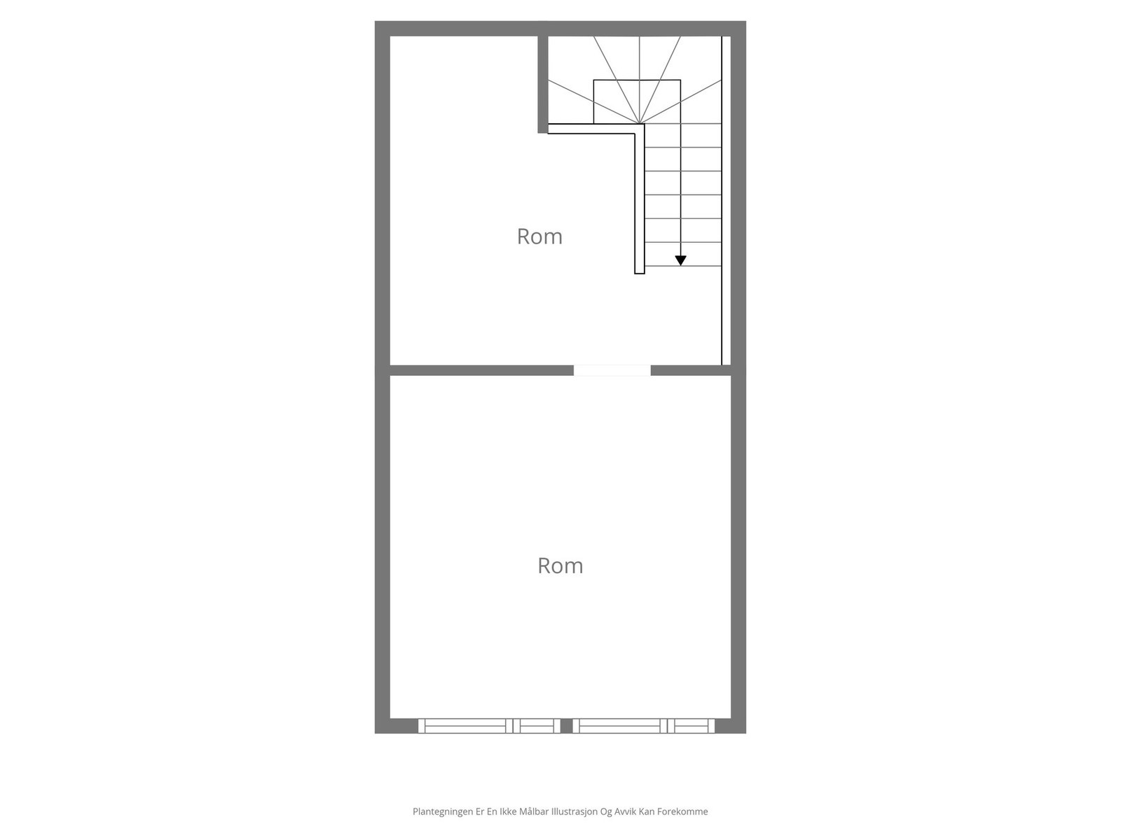 Plantegning 2. etasje/loftsetasjen. Galleribilde
