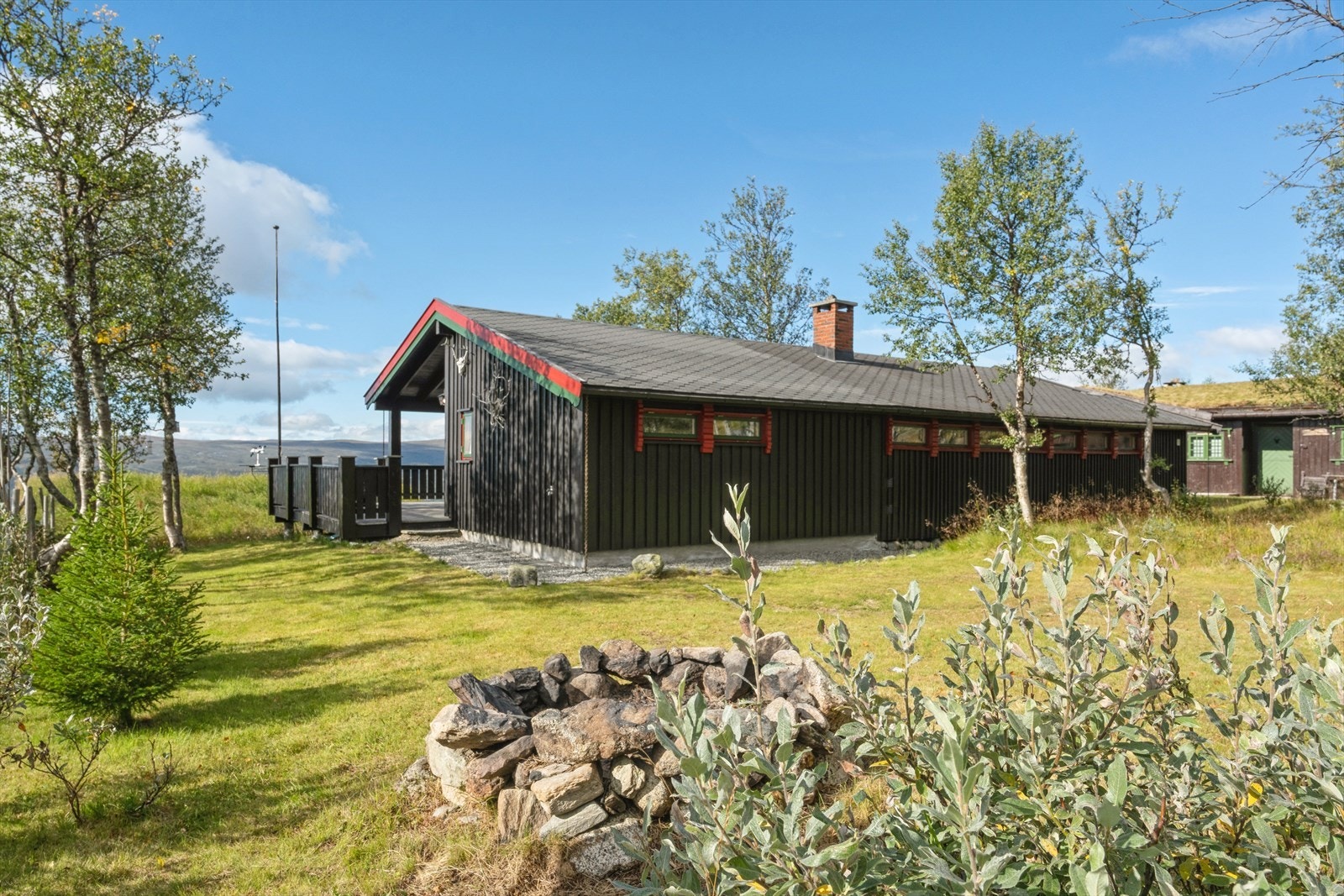 I de andre bodene er det fin plass til ski, sykler og ellers alt en måtte trenge for å kunne nyte både late og aktive dager i vakkert fjellterreng. Galleribilde