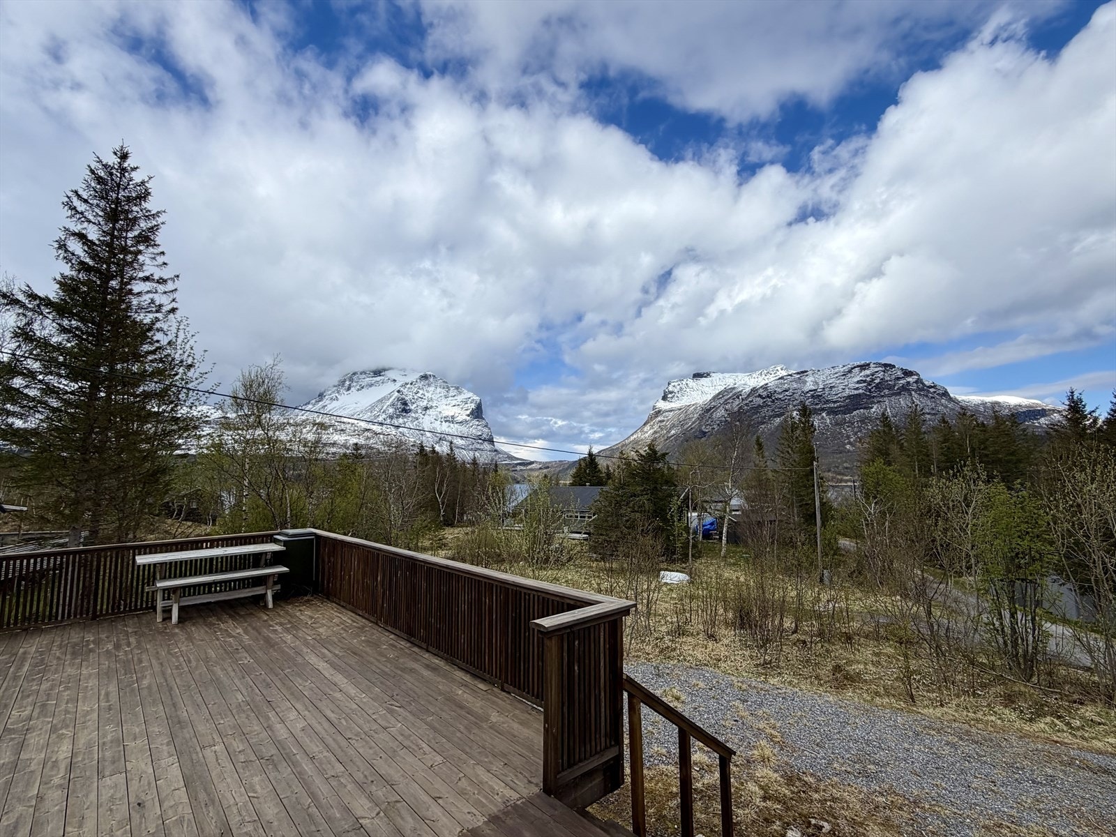 Utsikt fra veranda Galleribilde