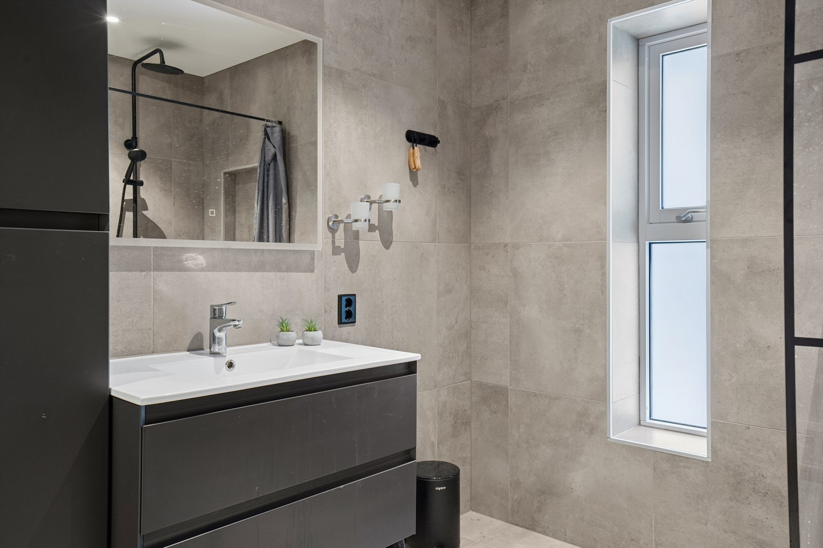 Badet har ingen ventilasjon. Galleribilde